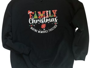 Family Christmas making memories